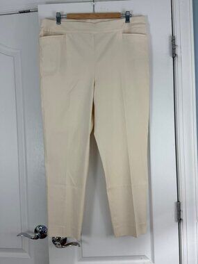 Chico's Pants Size 3 (16) Cream 3035